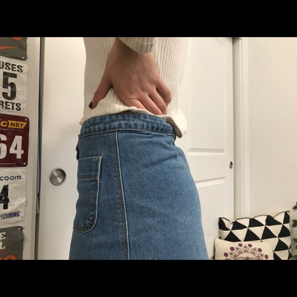 Brandy Melville jean skirt